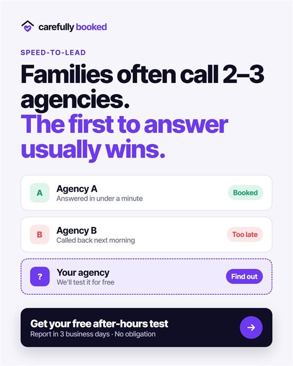 Ad: first to answer
