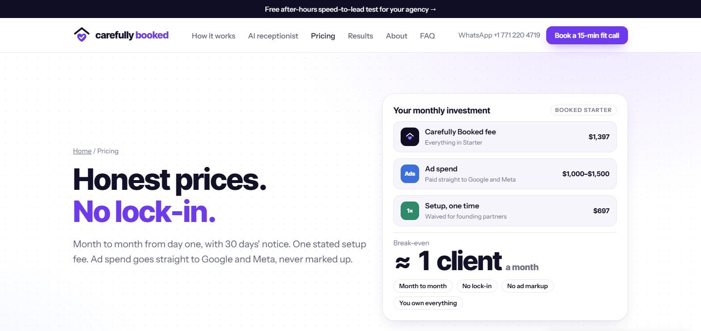 Pricing page